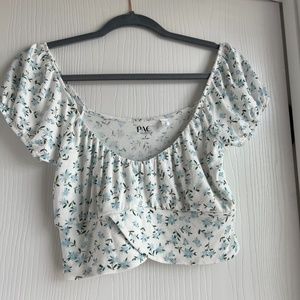 PACSUN Floral Crop Top
